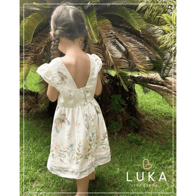  Vestido Bebê Borboletas