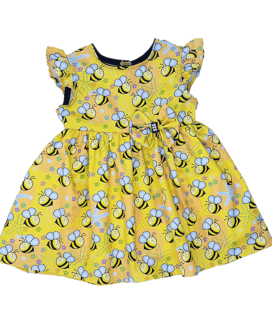 vestido da abelhinha infantil