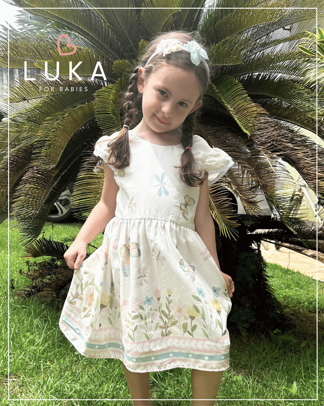  Vestido Bebê Borboletas