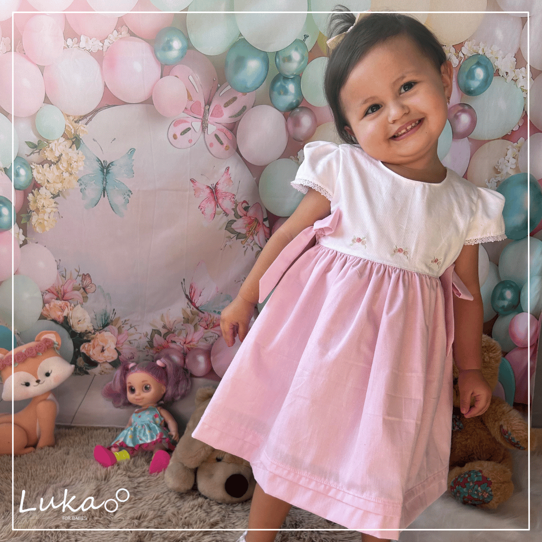 Vestido Bebê Flores